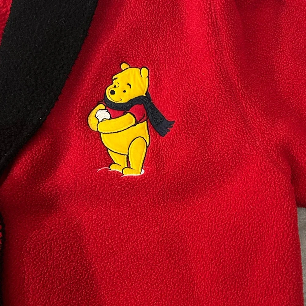 Vintage Disney Pooh & tiger fleece toggle button jacket - Picture 3 of 12